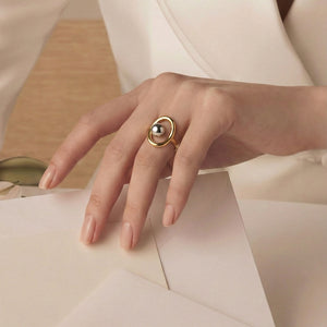 Orbit Sphere Open Ring