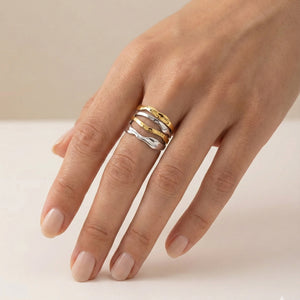 Interlace Flow Ring