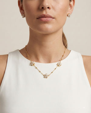 Crystal Blossom Jewelry Set