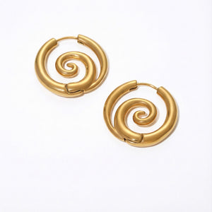 Golden Spiral Hoops