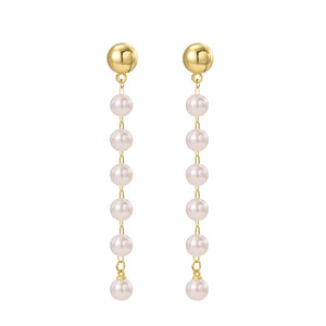Pearl Cascade Drop Earrings