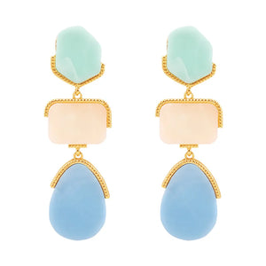 Pastel Horizon Drop Earrings