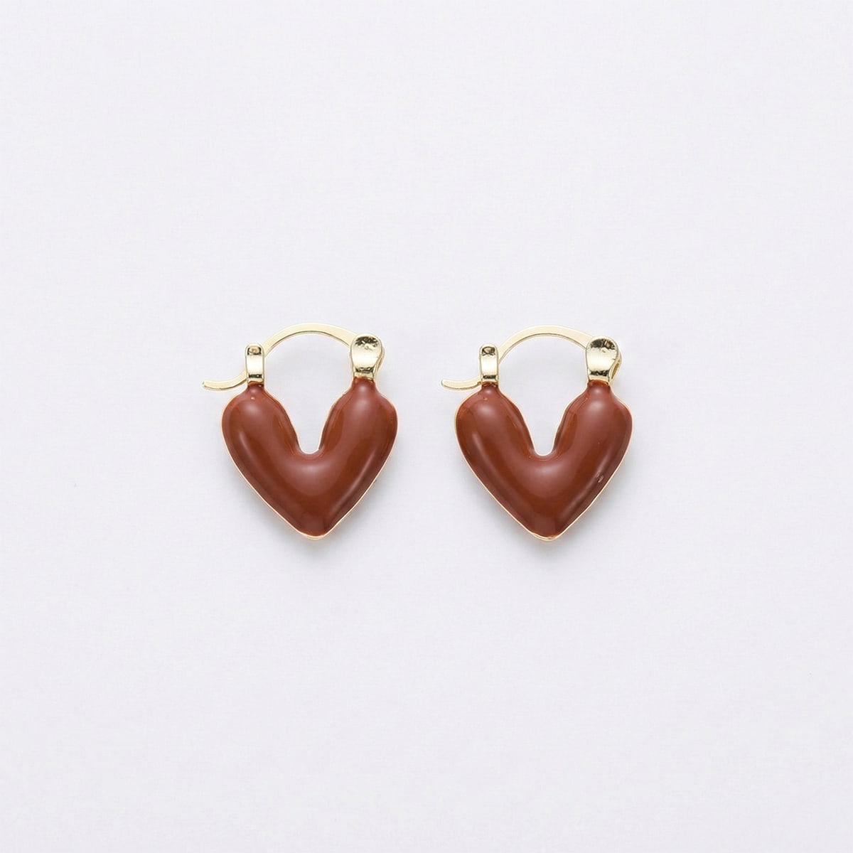 Amber Mini Heart