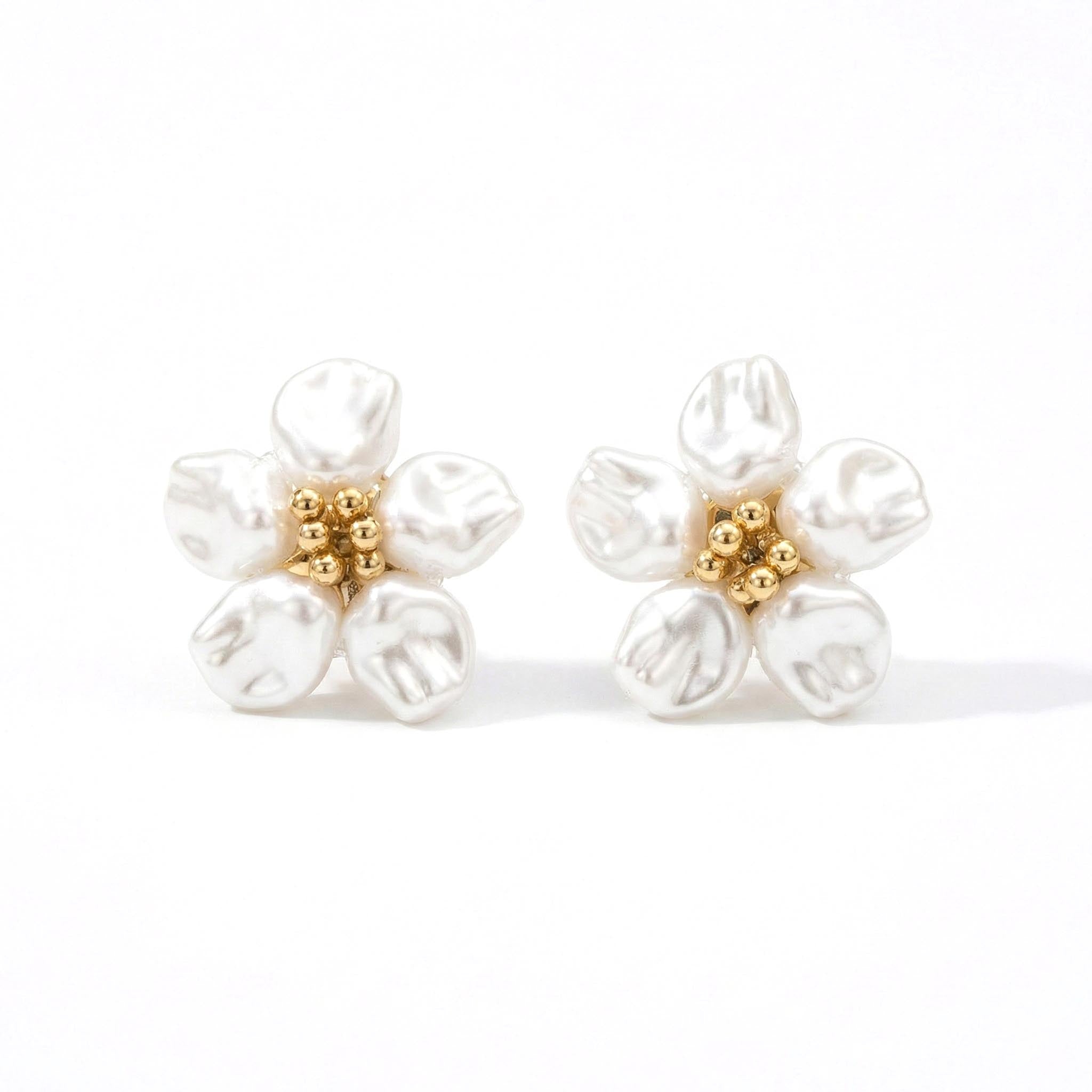 Lustre Flower Studs