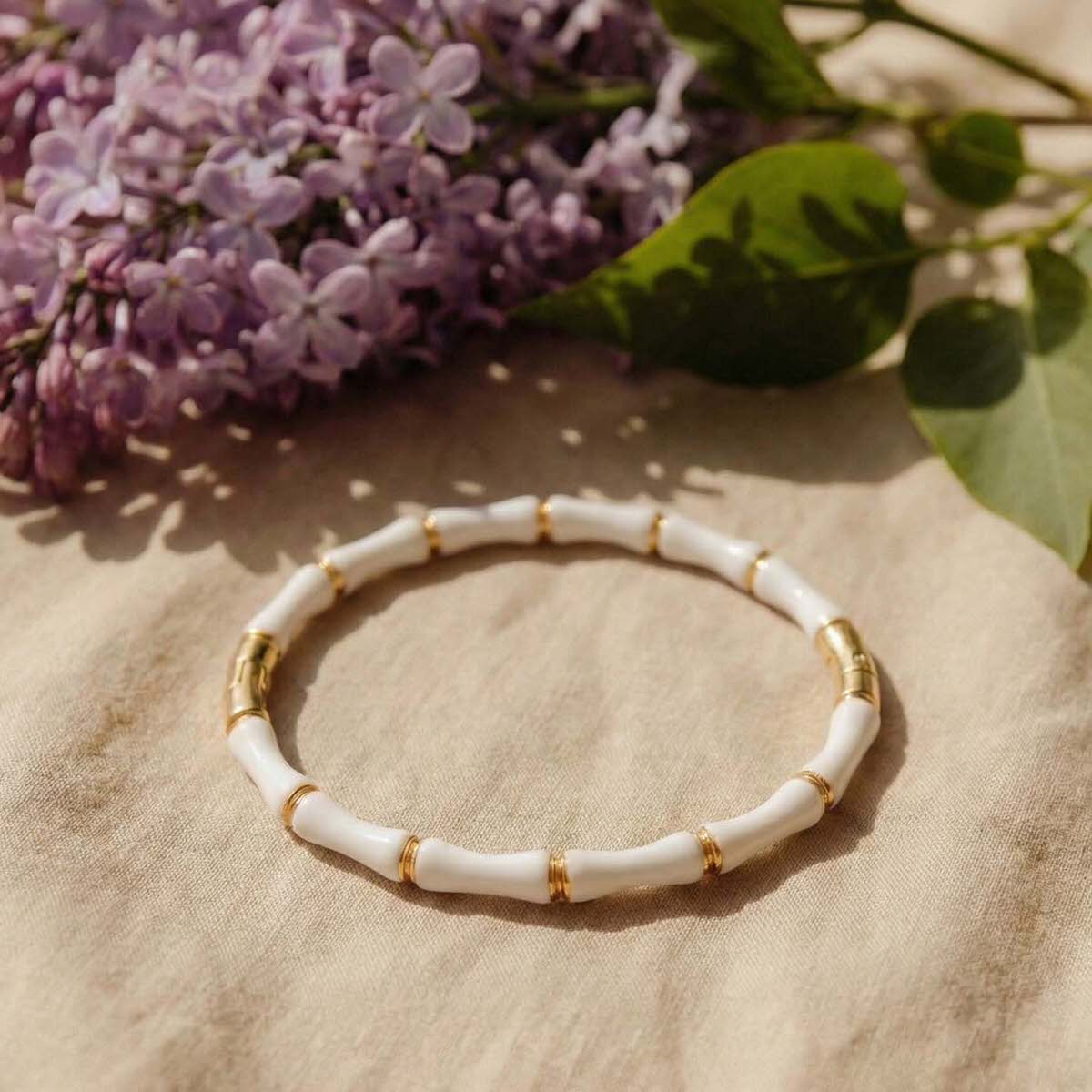 Porcelain Bamboo Bangle