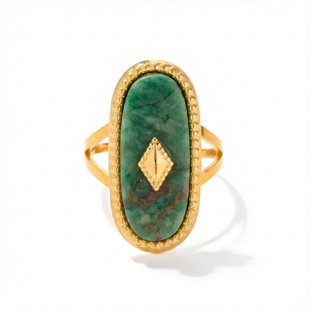 Verdant Marquise Stone Statement Ring