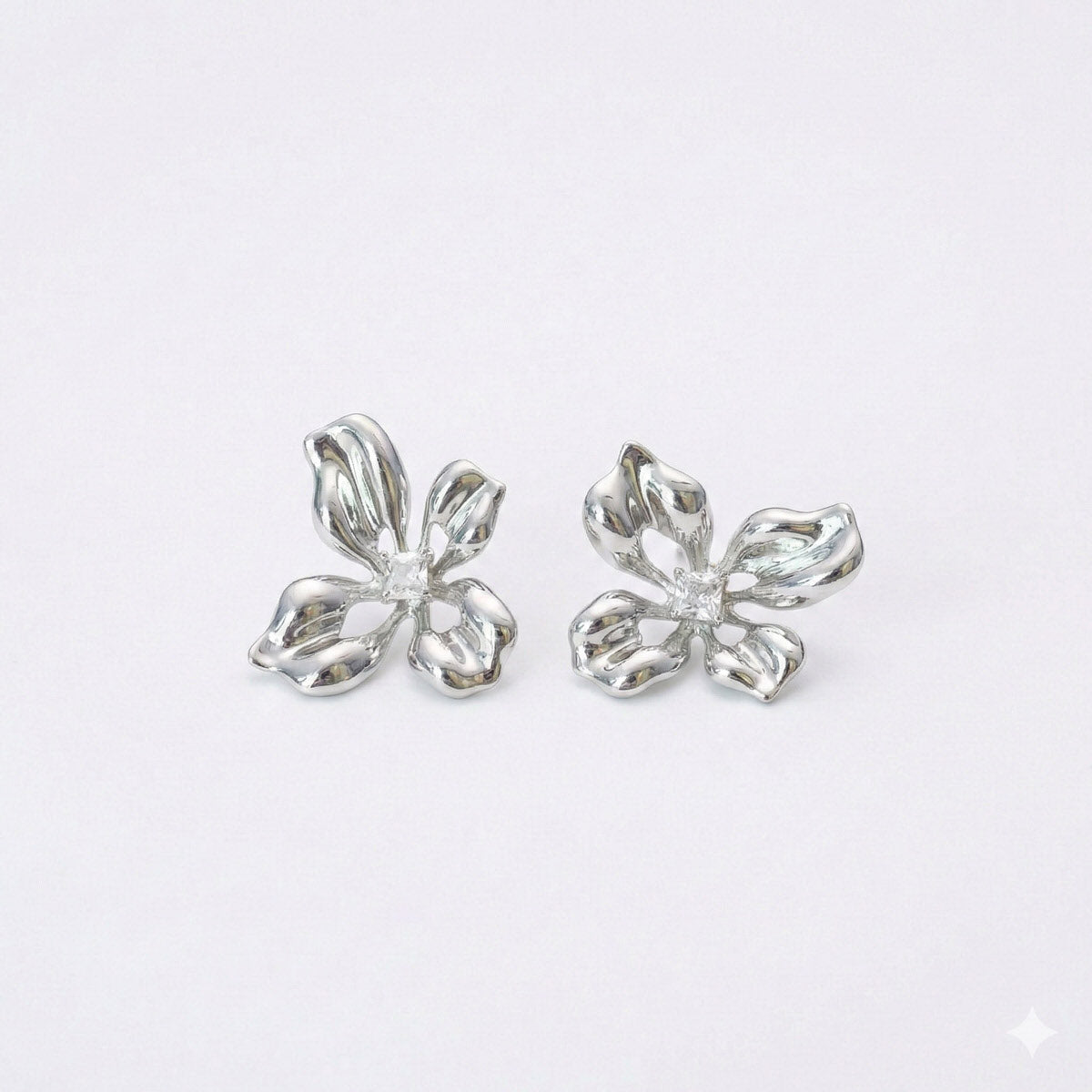 Midnight Bloom Stud Earrings