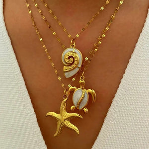 Golden Conch Necklace