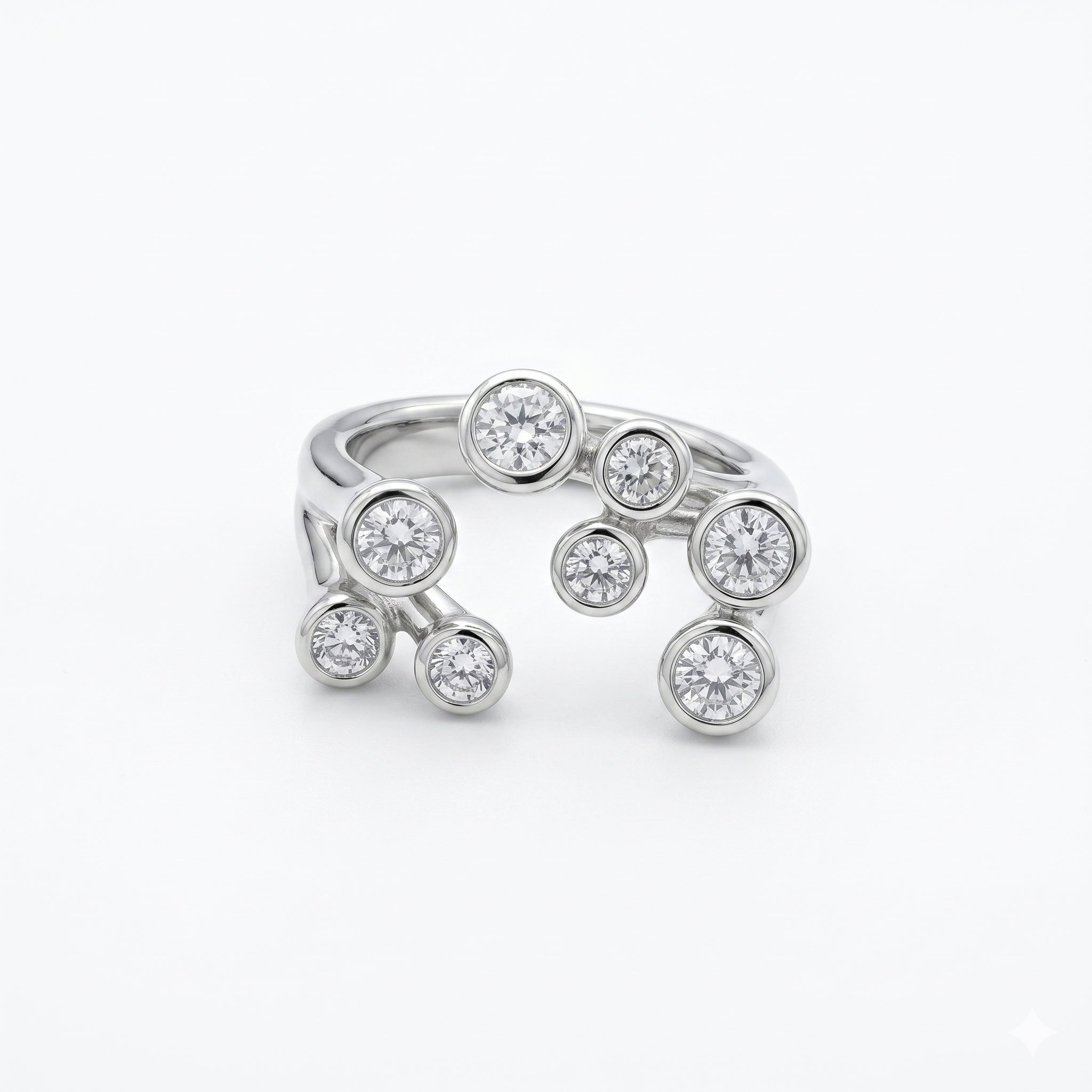 Coral Blossom Bypass Ring