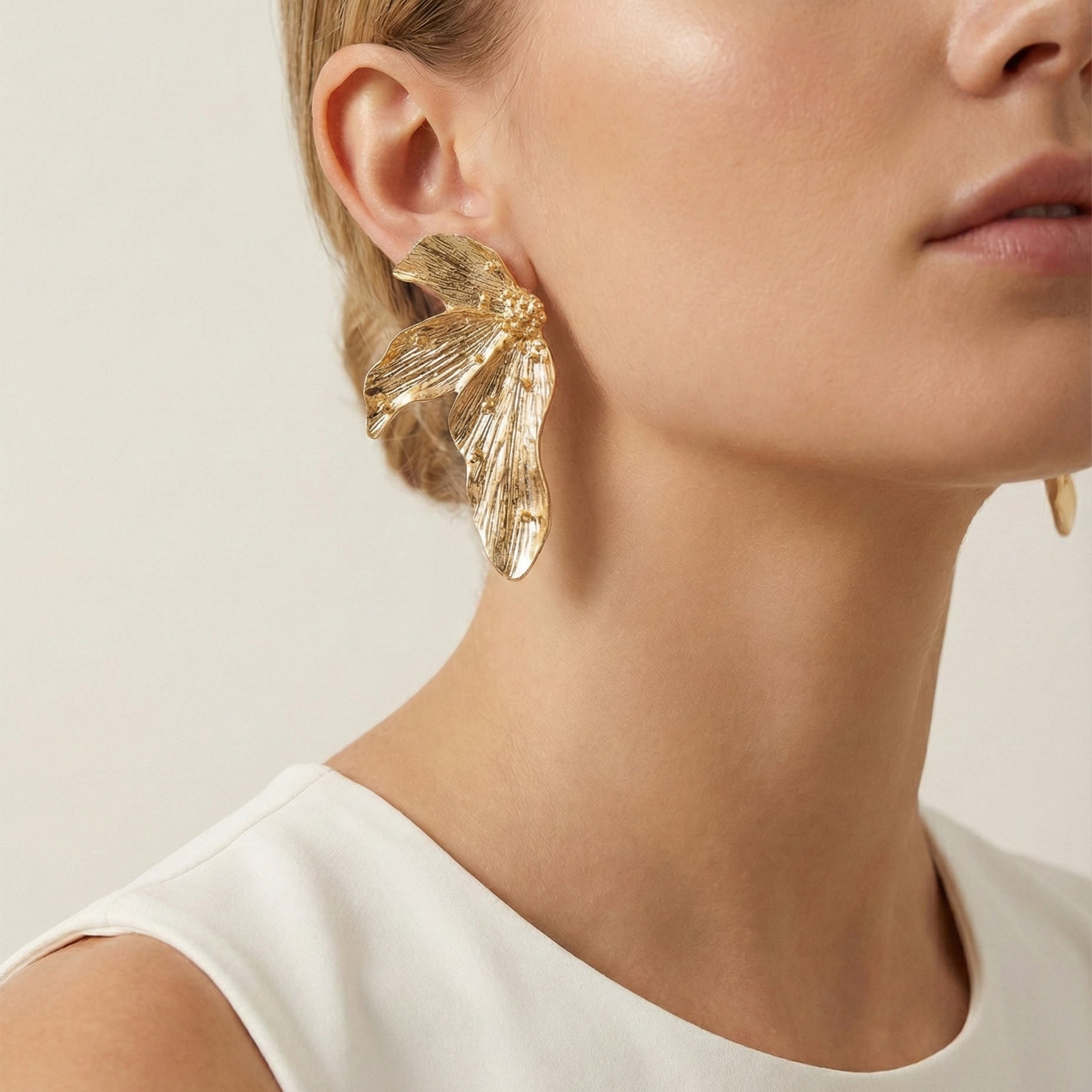Aurora Petal Statement Earrings