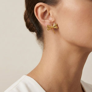 Celeste Dragonfly Studs