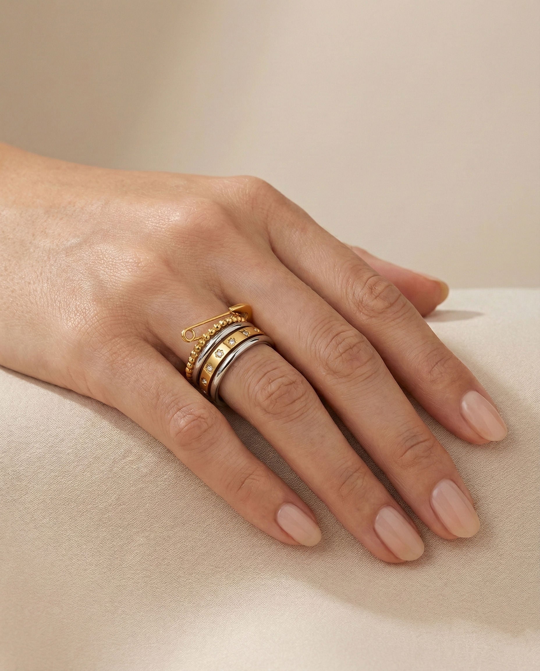 Luxe Fusion Stacked Ring