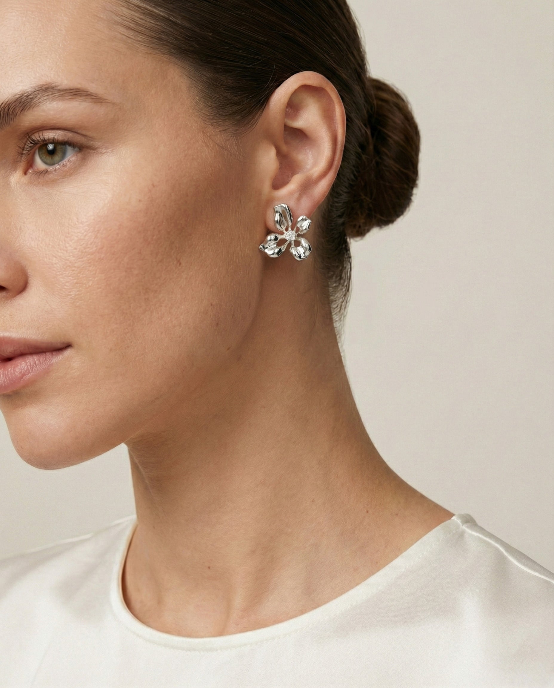 Midnight Bloom Stud Earrings