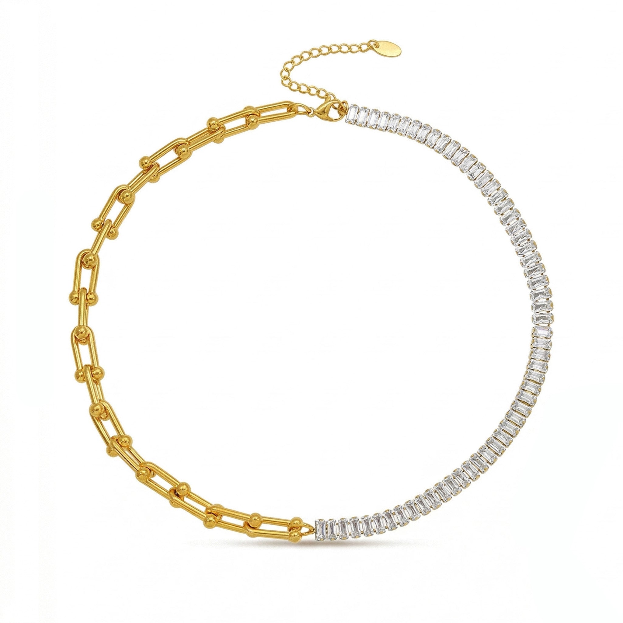 Half-Crystal Chain