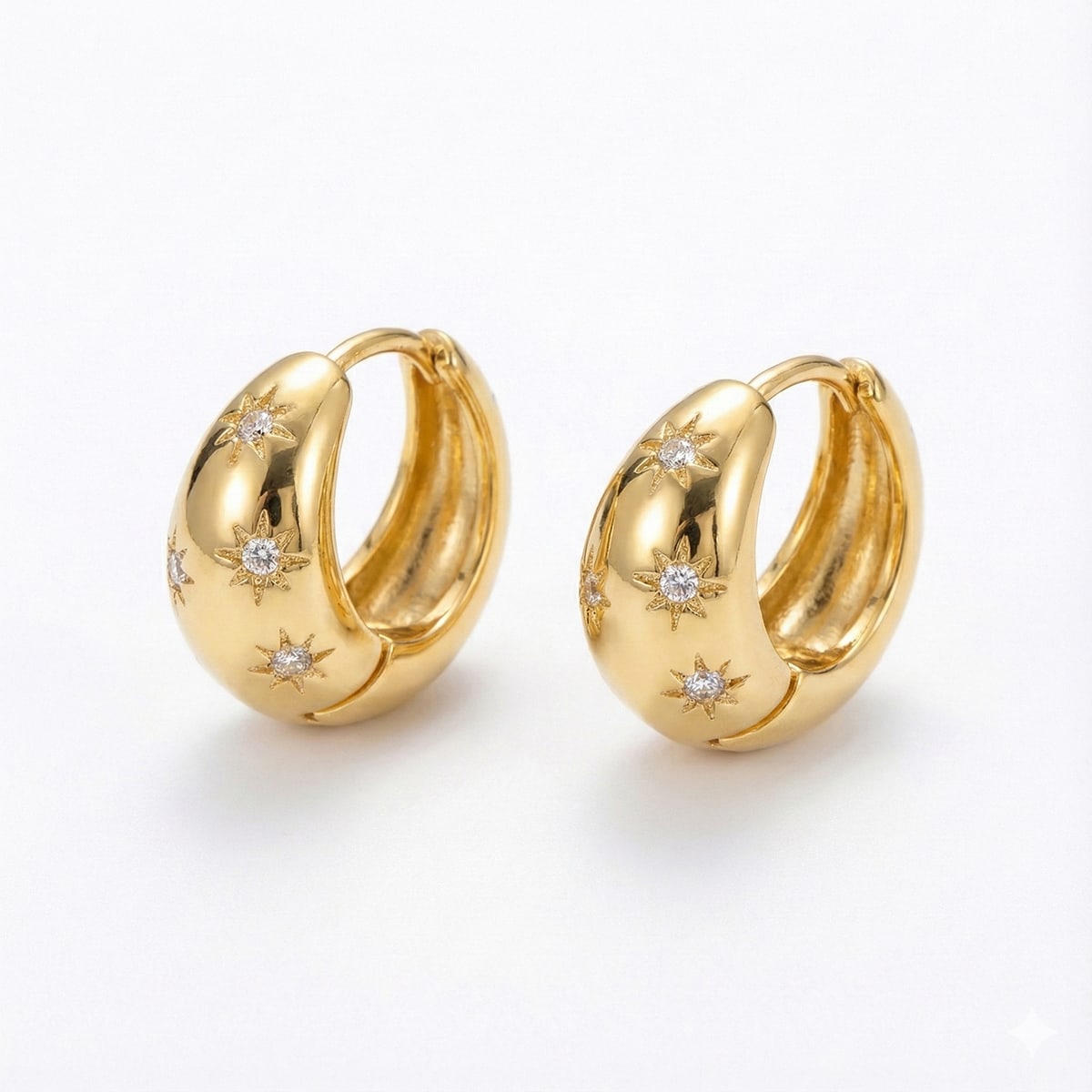 Stellar Tear Studs Golden
