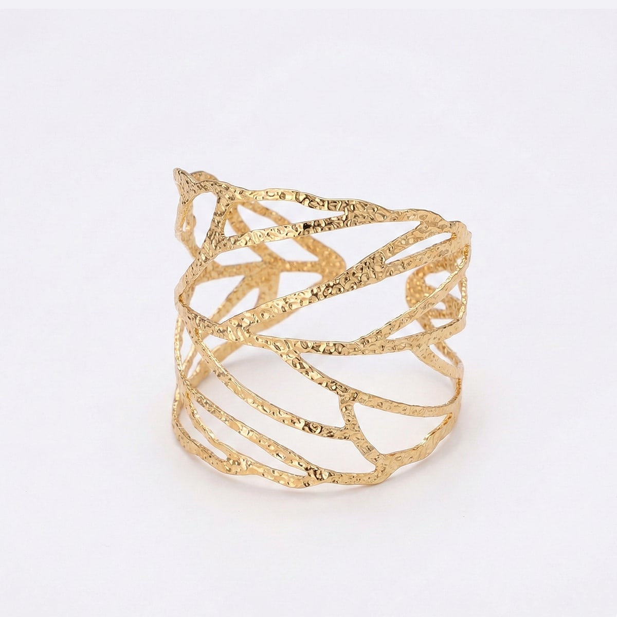 Golden Lattice Cuff