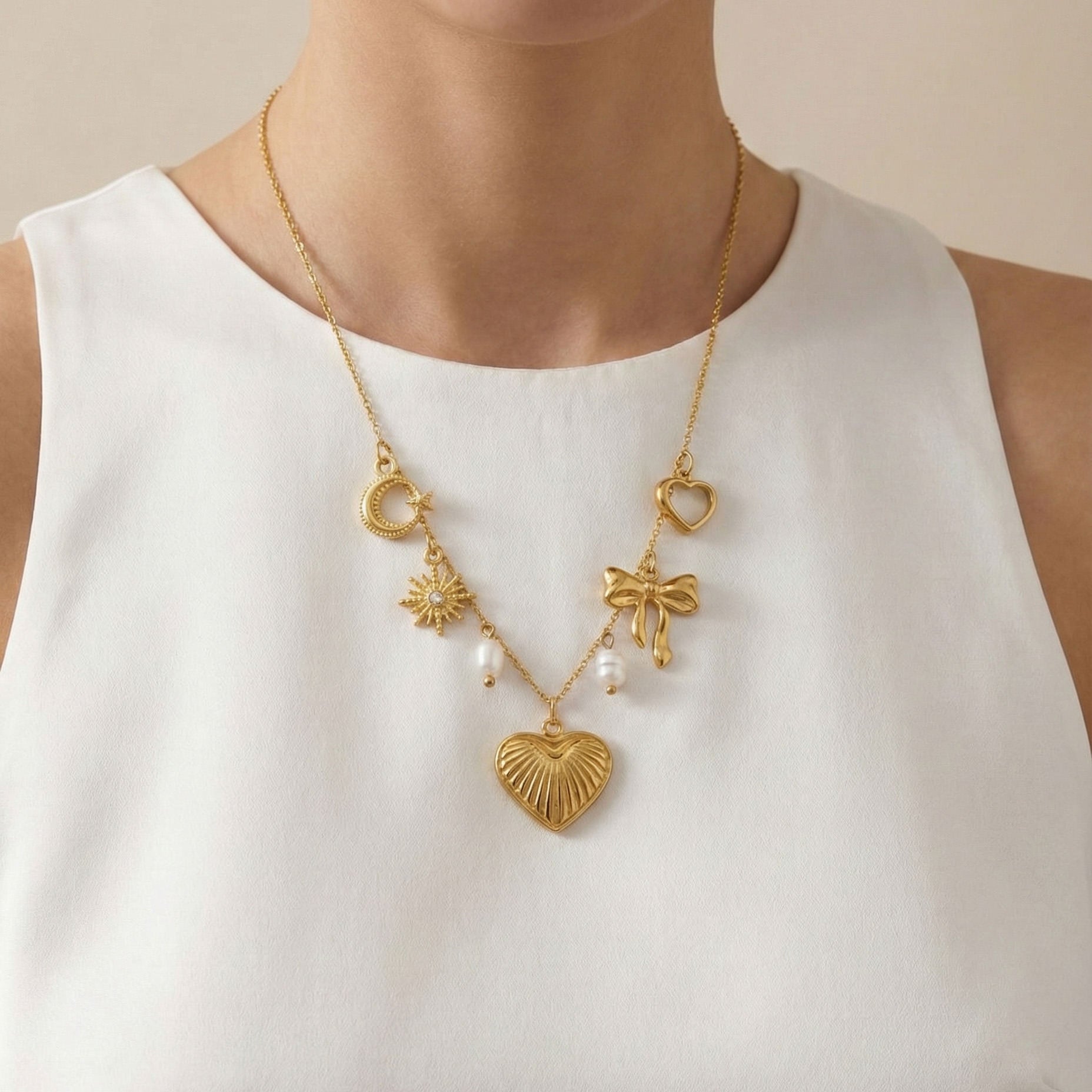 Hearts & Charms Necklace