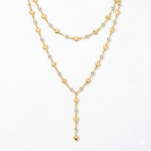 Golden Heartline Lariat