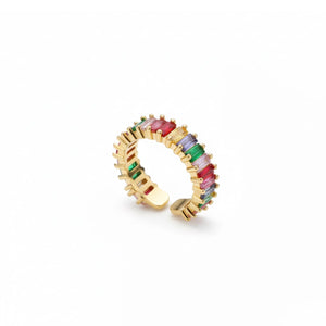Rainbow Crest Ring